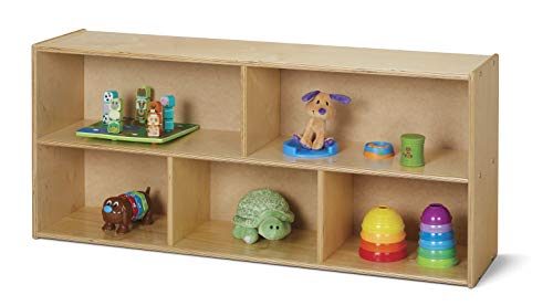 YoungTime Toddler Single Storage Unit Birch Wood