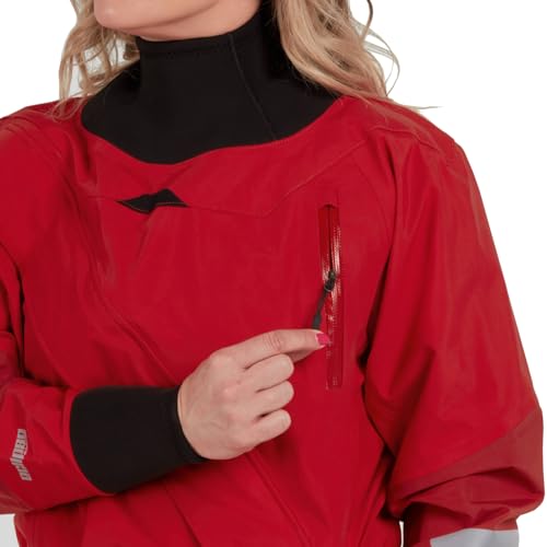 NRS Women's Foray Drysuit Red M
