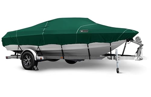 Eevelle Windstorm V Hull Runabout Boat Cover Hunter Green