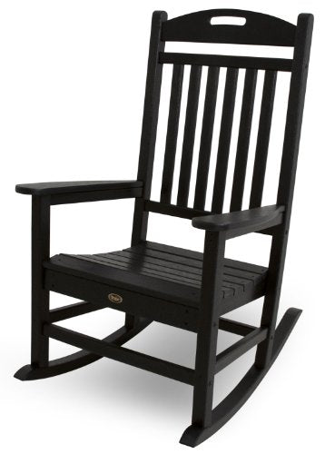 TREX Yacht Club 3-Piece Rocker Chair Set Charcoal Black
