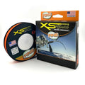 FINS XS Big Game Braid Fishing Line Orange 100 lb 4000 Yds