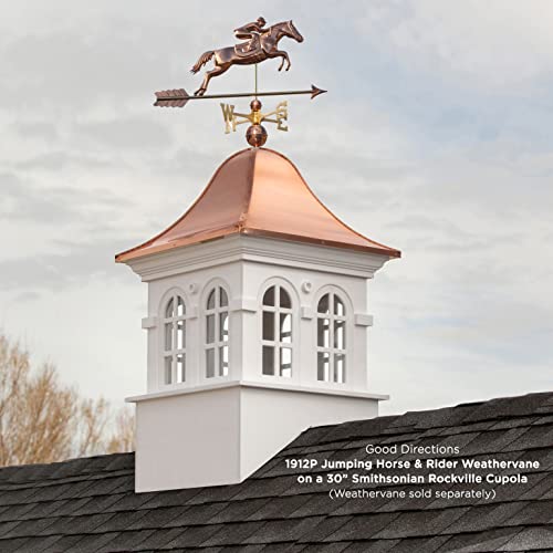 Good Directions Smithsonian Rockville Vinyl Cupola with Copper Roof 60" x 98