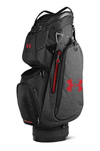 Under Armour Armada Golf Cart Bag Dark Heather/Black/Red