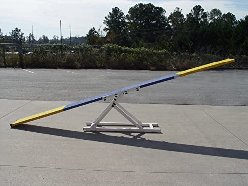 DogSport 9' Dog Agility Teeter Aluminium with Rubber Surface