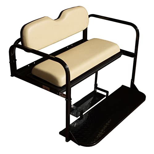 Performance Plus Carts Club Car Precedent Golf Cart Flip Folding Rear Seat Kit Buff