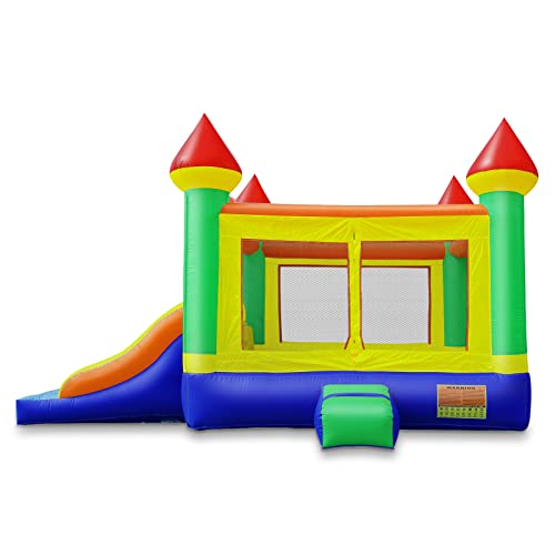 Cloud 9 Commercial Mega Party Bouncer Double Slide Castle Multicolor