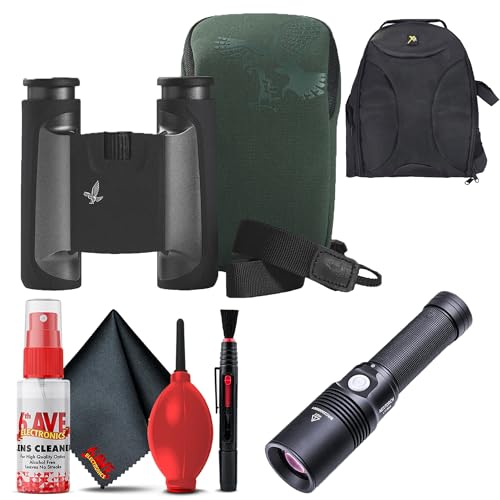 SWAROVSKI OPTIK 10x25 CL Pocket Binoculars Anthracite with Wild Nature Accessory Package