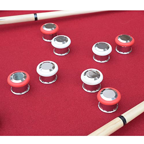 Hathaway Renegade II 54-in Bumper Pool Table Walnut / Red