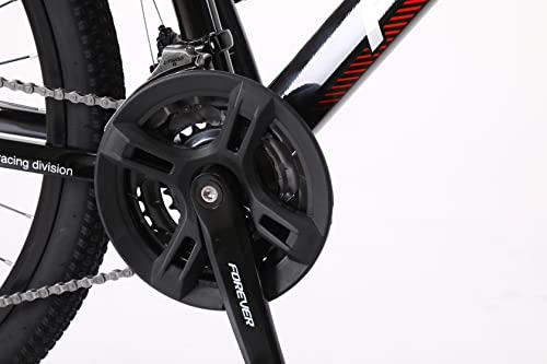 MXMO 27 Speed Adult Mountain Bike 26/27.5 Inch Aluminum Frame Dual Disc Brakes Red