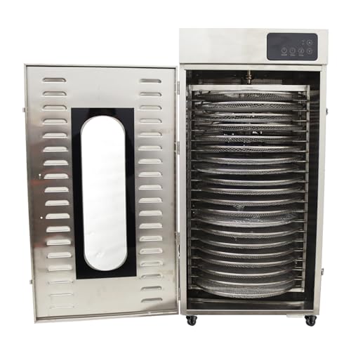 INTSUPERMAI 20 Layer Commercial Food Dehydrator Stainless Steel 110V