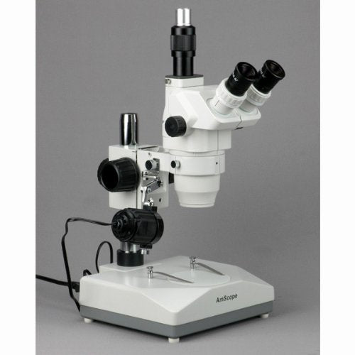 AmScope ZM-2TY Trinocular Stereo Zoom Microscope 6.7X-90X White