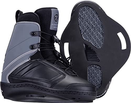 Hyperlite Optic Kids Wakeboard Bindings Black/Grey