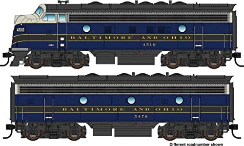Walthers EMD F7 A-B Set Baltimore & Ohio #4536/5496 HO Scale Black