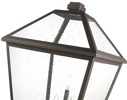 Z-Lite Talbot 4-Light Outdoor Post Fixture Oil Rubbed Bronze