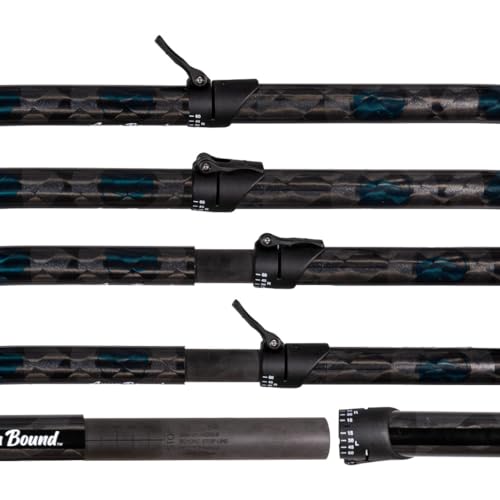 AQUA BOUND Aerial Major Carbon Versa-Lok Kayak Paddle 4-Piece Black