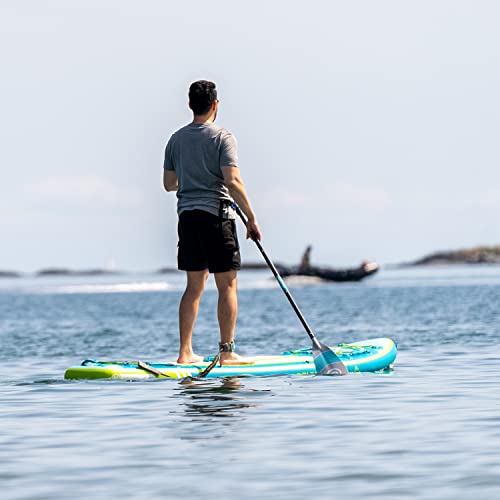 iROCKER All-Around Inflatable Stand Up Paddle Board Ultra Series Teal/Lime
