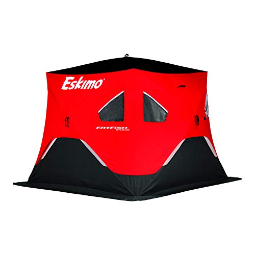 Eskimo FF949iG FatFish Pop-up Ice Shelter 3-4 Person Insulated Red