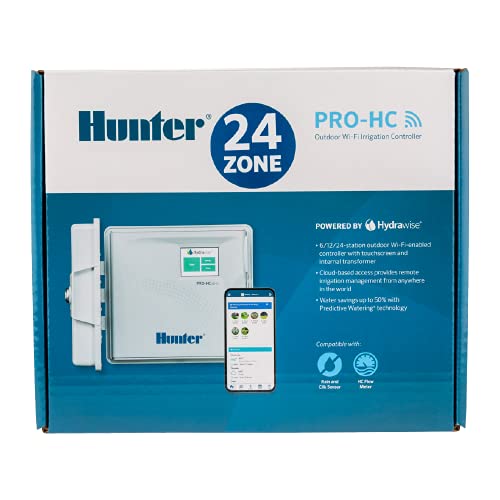 Hunter Hydrawise Pro-HC 24-Station Outdoor Wi-Fi Irrigation Controller White
