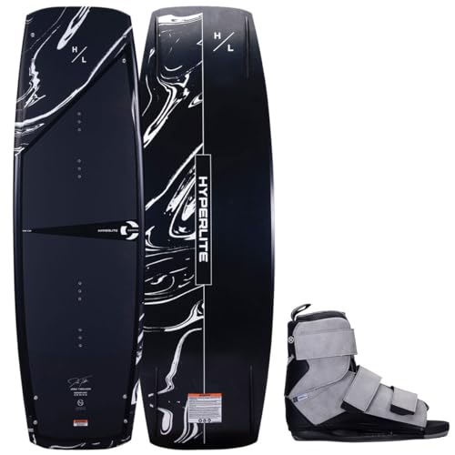 Hyperlite Cryptic Mens Wakeboard 138 W/Formula Bindings Black 138cm/(7-10.5)