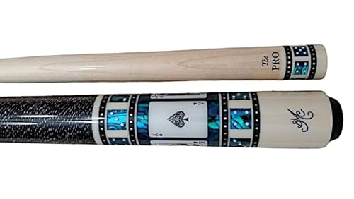 Meucci MECAS03-B Paua Casino Series Pool Cue White/Blue
