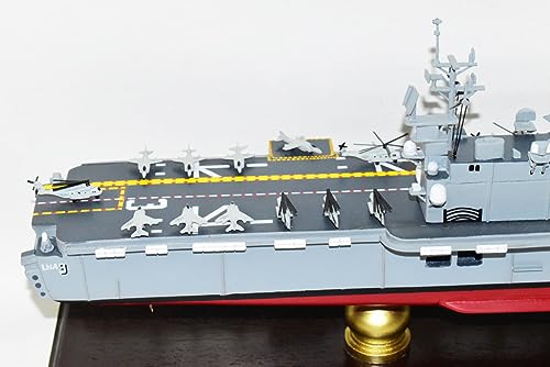 Squadron Nostalgia LLC USS Belleau Wood LHA 3 24-Inch Mahogany Scale Model Navy