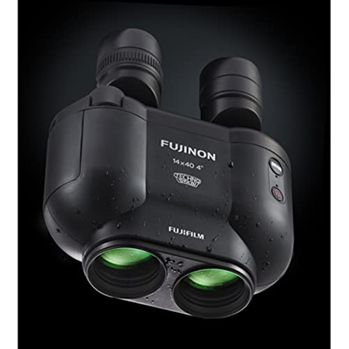 Fujifilm TS-X 1440 Techno Stabi Binoculars with Gyro Sensor and Waterproof Floating Camera Strap Bundle Black/Yellow