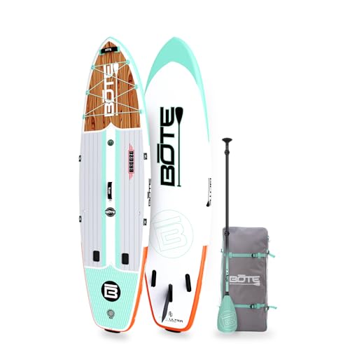 BOTE 10' FT 8" Breeze Aero Inflatable Stand Up Paddle Board Classic Mangrove