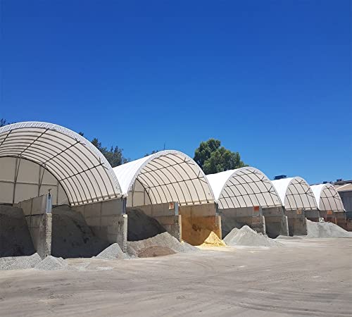 Mytee Products 20' x 40' Shipping Container Canopy Shelter White