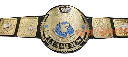 Grd Sports CNC HD Scratch Logo Big Eagle Heavyweight Wrestling Championship Belt Black