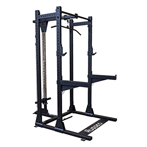 Rugged Strength & Fitness Half Rack with Extended Package Black
