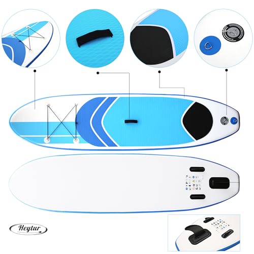 HEYTUR Inflatable SUP Bodyboard White