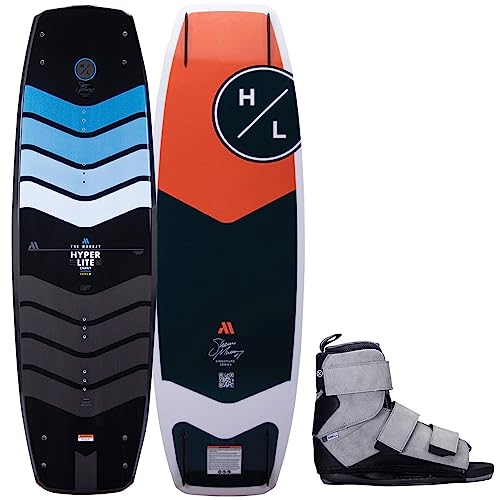 Hyperlite Murray Pro Mens Wakeboard 144 W/Formula Bindings Black/Grey 144cm