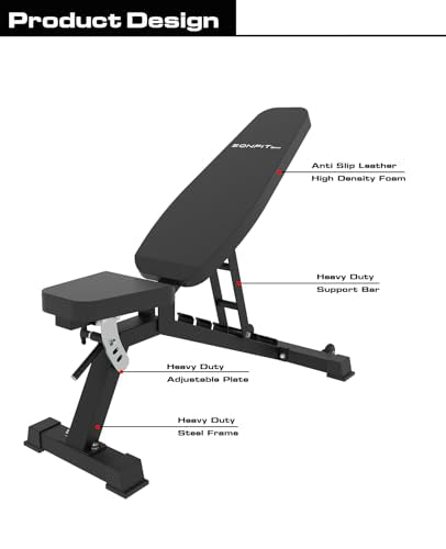 EonfitOmni Power Rack with Smith Machine Home Gym Black