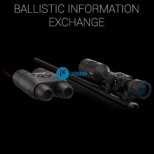 ATN Binox 4K 4-16X Smart Ultra HD Day/Night Hunting Binoculars with Laser Rangefinder Black