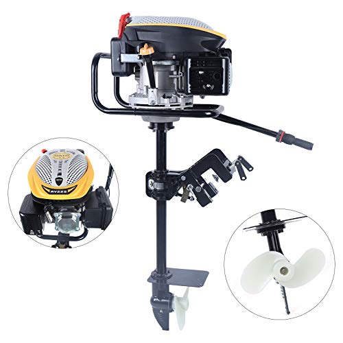 FLYHERO 4 Stroke 9 HP Outboard Motor Engine for Fishing Boat