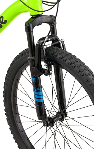 Mongoose Status Kids Mountain Bike 24-Inch 21-Speed Yellow