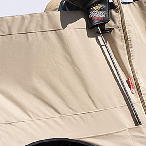 Greenline Eevelle 300D Golf Cart Enclosure 2 Passenger EZ-GO Custom Drivable Cover Black