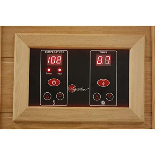 MAXXUS FAR Infrared Carbon Corner Cedar Sauna Red