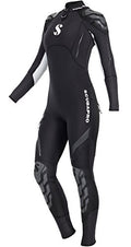 Scubapro Women's EverFlex Steamer 7mm Wetsuit Black White