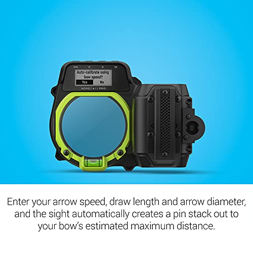 Garmin Xero A1i PRO Bow Sight Right-Handed Auto-ranging Digital Sight Black