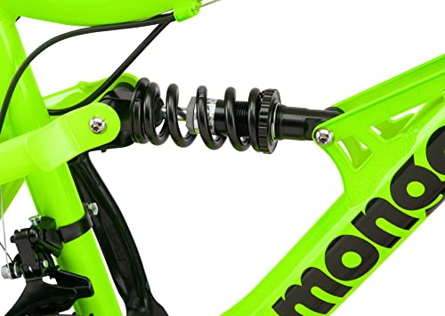 Mongoose Status Kids Mountain Bike 24-Inch 21-Speed Yellow