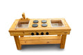 Noble Wooden Toy Co. XL Cedar Outdoor Mud Kitchen Red Cedar Stain