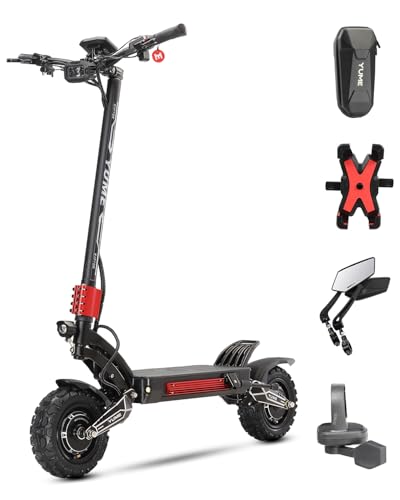 M YUME SCOOTER Raptor Electric Scooter Dual Drive 60V 6000W 50MPH Off Road Black