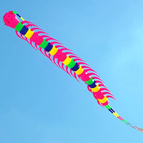TiffyDance 40 Ft 3D Soft Inflatable Caterpillar Kite XX-Large