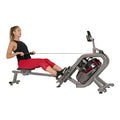 Sunny Health & Fitness Phantom Hydro Water Rowing Machine - SF-RW5910 Black