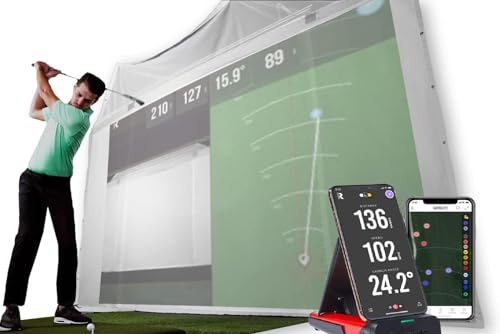 HomeCourse Golf ProScreen 180 Premier Indoor Golf Simulator Enclosure White