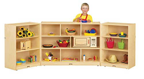 Jonti-Craft Maxi Mobile Triple Fold-N-Lock Yellow