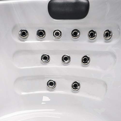 Essential Hot Tubs 50-Jet Polara Hot Tub Redwood