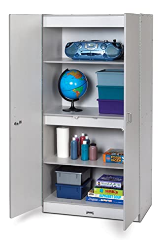 Jonti-Craft Rainbow Accents Storage Cabinet Gray