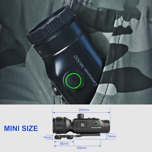 Oneleaf.ai Commander NV500 4K Digital Night Vision Riflescope with Rangefinder